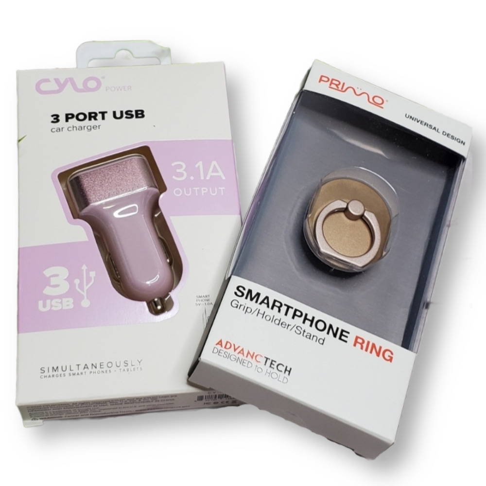 Cylo/Primo Phone Accessory Bundle Pink Rose Gold
